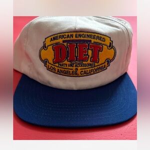 Diet Los Angeles Blue and White Cap